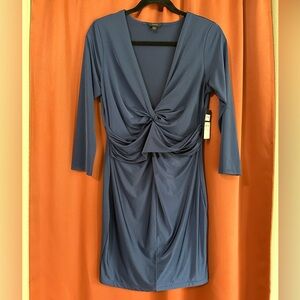 NWT Guess Navy Blue 3/4 Sleeve Mini Dress Women’s Large